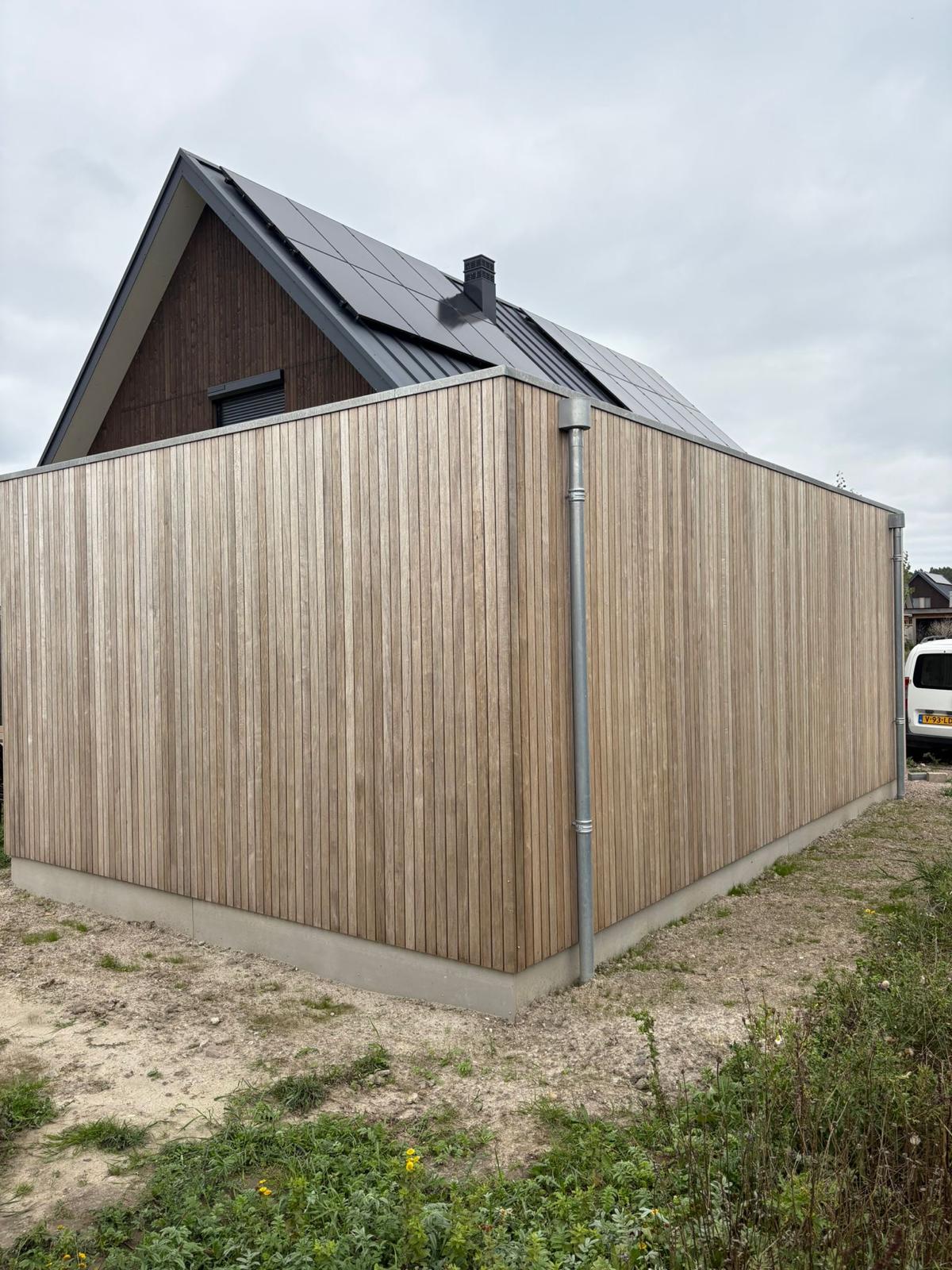 Aanbouw plaatsen