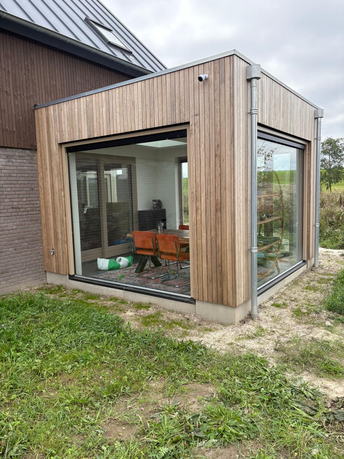 Prefab aanbouw